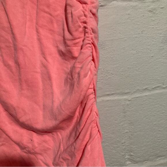 Sundry Neon Pink Runched Sweatskirt - Size S - Picture 5 of 6